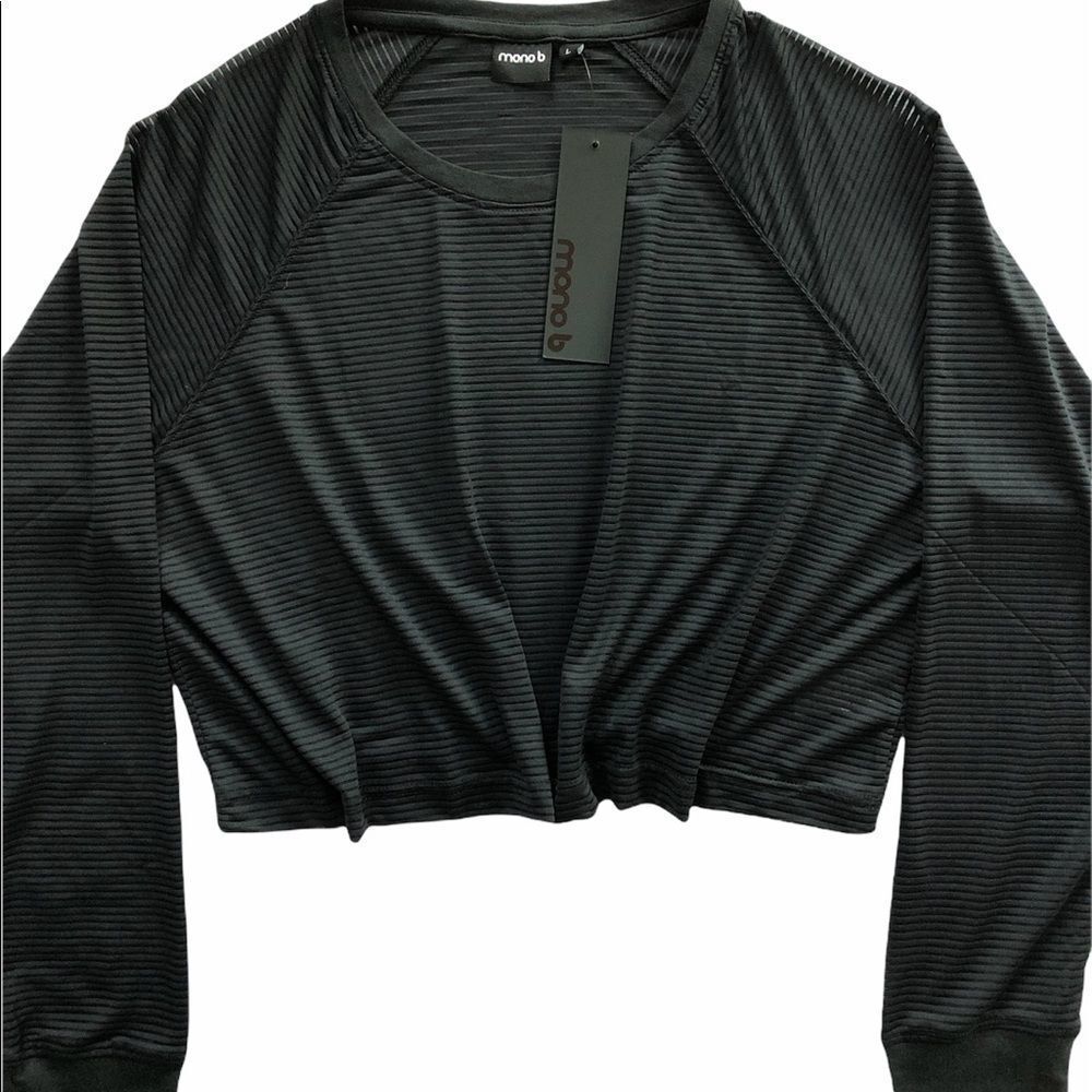 Mono B Mesh Crop Top